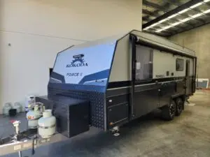 Designed for travellers who want to explore without compromise, this caravan is fully equipped for extended touring, free camping, and family getaways. Built tough for Australian conditions, the Kokoda delivers exceptional towing stability, quality craftsmanship, and a luxury interior that feels like a home away from home.